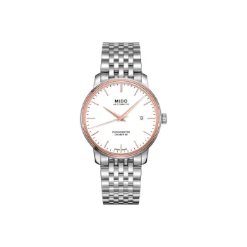 MIDO Baroncelli Collection Automatic Mechanical Movement Men's Watches Watch 40mm White Dial