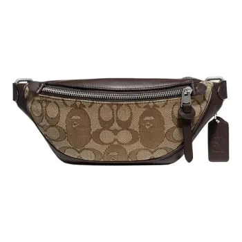 Bape Black X COACH Rivington Fanny Packs