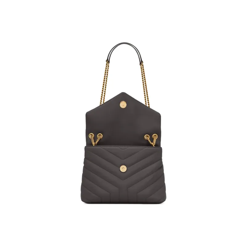SAINT LAURENT Loulou Matelassé Small Shoulder Bag-3