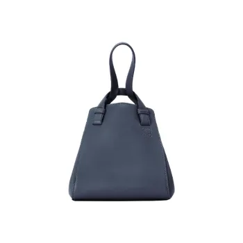 LOEWE Hammock Nappa Leather Handbag Shoulder Bag Crossbody Bag Women's Navy