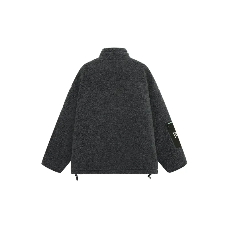 Everlast Loose Fit Thickened Jacket Unisex Heather Gray-1