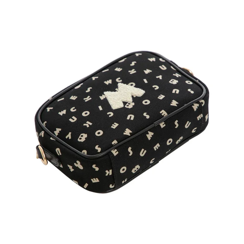 Disney Canvas Combo Bag Camera Bag Shoulder Bag Women's Black-2