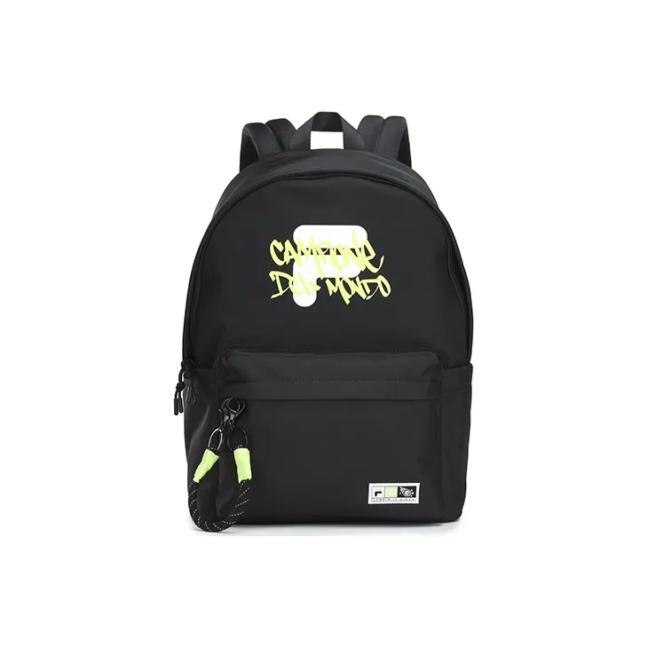 FILA FUSION Fabric Backpack Regular Unisex Pitch Black-0