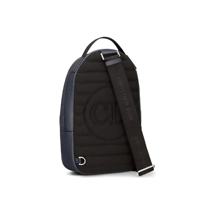 DIOR Shawn Collaboration Cow Leather Shoulder Bag Crossbody Bag Regular Men's Navy-3