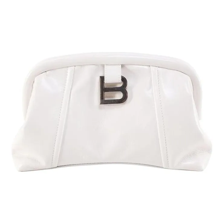 Balenciaga Xs Frame Logo Plaque Clutch Bag-0