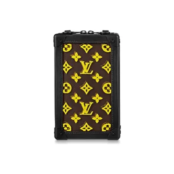 LOUIS VUITTON Vertical Soft Trunk Monogram Tuffetage Yellow