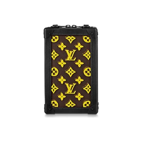 LOUIS VUITTON Vertical Soft Trunk Monogram Tuffetage Yellow