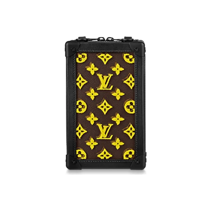 LOUIS VUITTON Vertical Soft Trunk Monogram Tuffetage Yellow-0