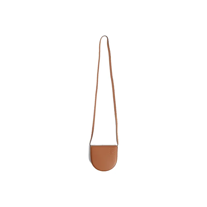 LOEWE Calfskin Horseshoe Bag, Shoulder Bag, Crossbody Bag Small Size Women's Brown/Caramel-2