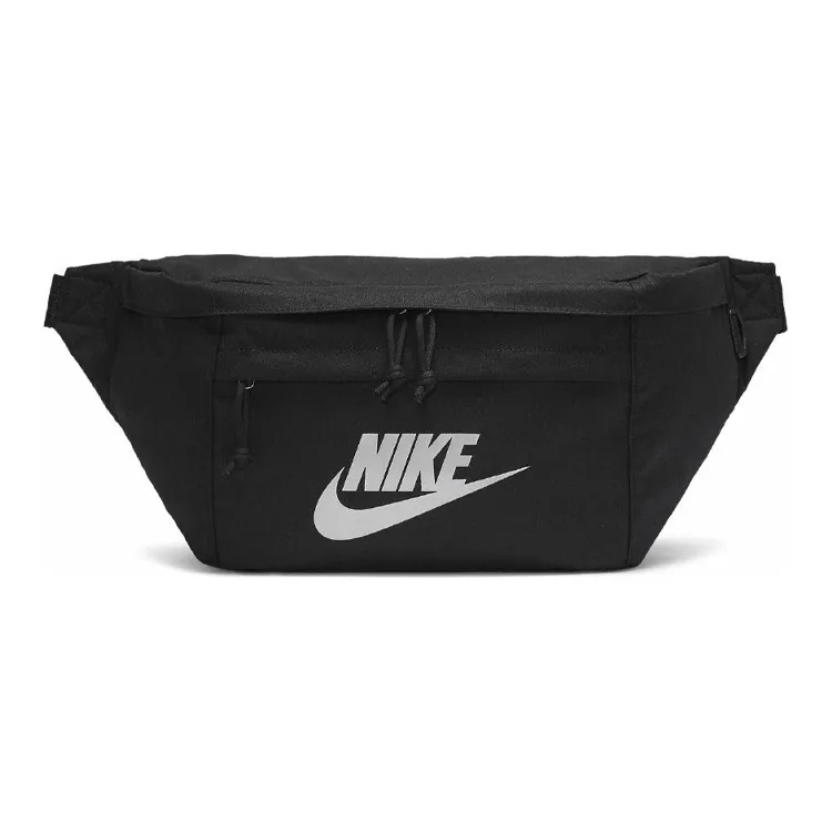 Nike Polyester One Shoulder Crossbody Backpack, Fanny Pack Regular Unisex Black-0
