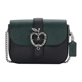 COACH Gemma Leather Crossbody Bag Small Size Women's Jasper Black Multicolor