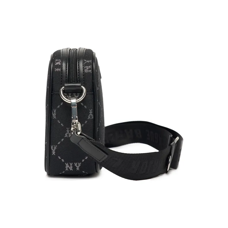 MLB Monogram Collection Polyester Camera Bag, Combo Bag, Shoulder Bag, Crossbody Bag Regular Unisex Black-2
