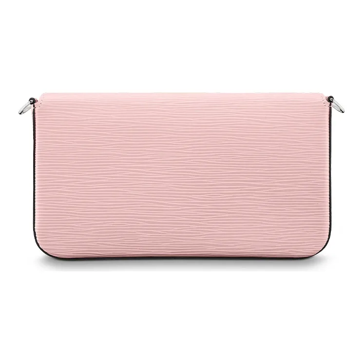LOUIS VUITTON Pochette Felicie Epi Rose Ballerine-2