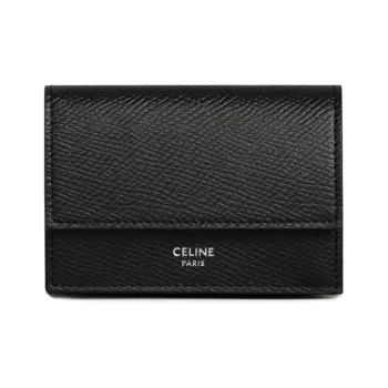 CELINE Grained Calfskin Wallet Men's Black