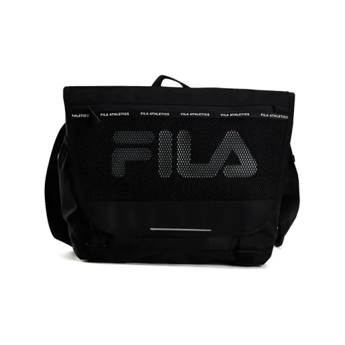 FILA Fabric Gym Bag Shoulder Bag Crossbody Bag Extra Small Unisex Black