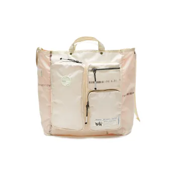 The MAD HATcher Polyamide Tote One Shoulder Handbag Unisex White