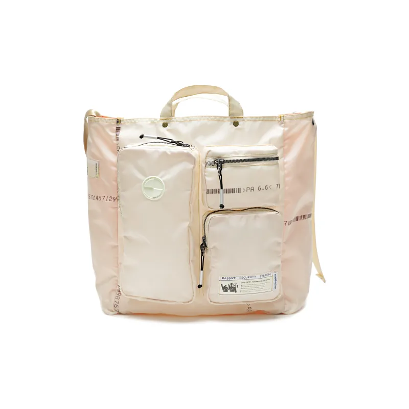 The MAD HATcher Polyamide Tote One Shoulder Handbag Unisex White-0