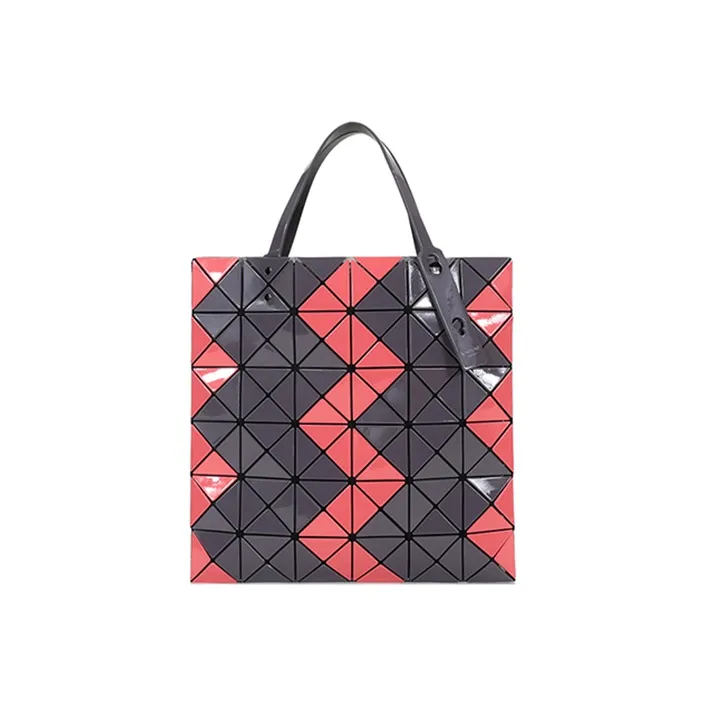 ISSEY MIYAKE PVC Tote Bag, Shopping Bag, Shoulder Bag, Handbag Women's Pink Purple Gray-3