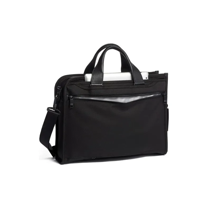 TUMI Alpha 3 Nylon Fabric Laptop Bag Handbag Shoulder Bag Crossbody Bag Regular Men's Black-4