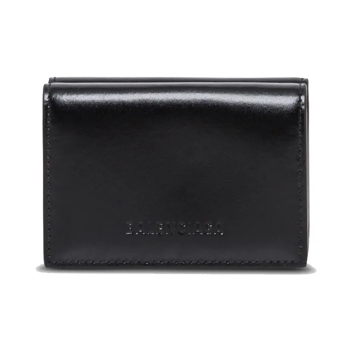 Balenciaga Cow Leather Coin Purse Regular Men's Black-0