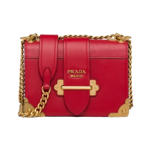 PRADA Cahier Shoulder Bags