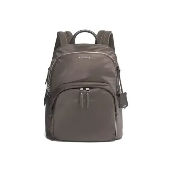 TUMI Nylon Fabric Backpack Medium Size Men's Brown Gray
