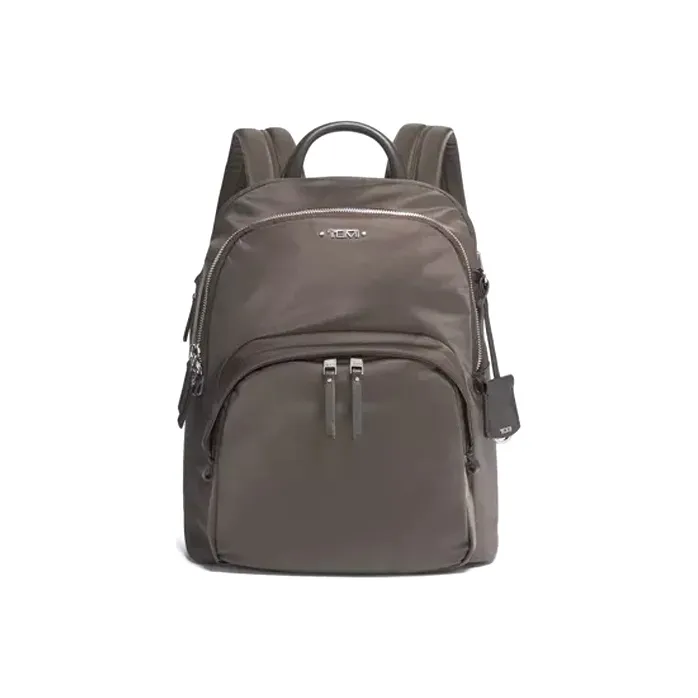 TUMI Nylon Fabric Backpack Medium Size Men's Brown Gray-0