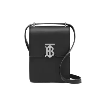 Burberry Robin Cotton Backpack Crossbody Bag Shoulder Bag Women's Black