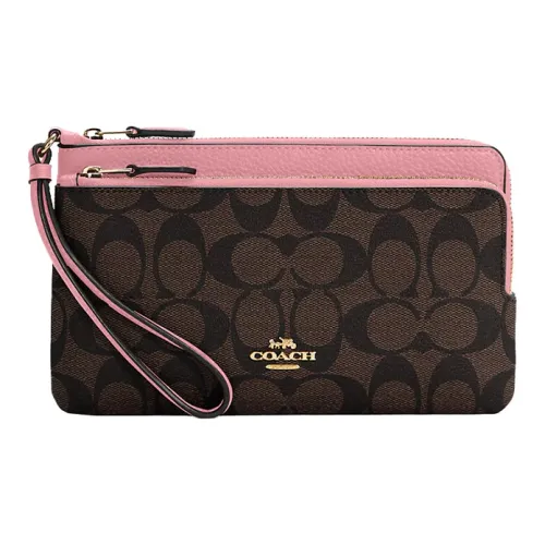 COACH Double Zip Wallet Clutches