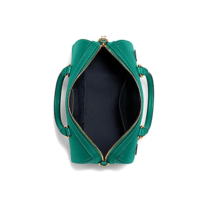 COACH Rowan Leather Handbag Medium Size Women's Emeralds-2