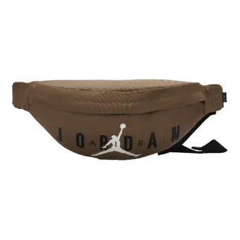 Jordan Nylon Fabric Crossbody Bag, Fanny Pack Regular Unisex Brown