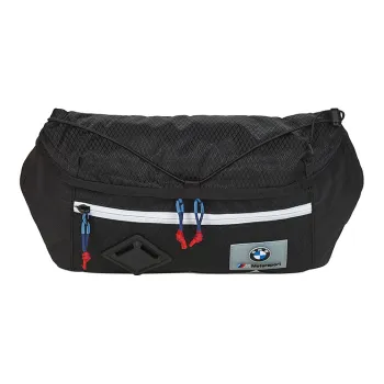 PUMA BMW Collaboration Nylon Fabric Fanny Pack Sling Bags Regular Unisex Black