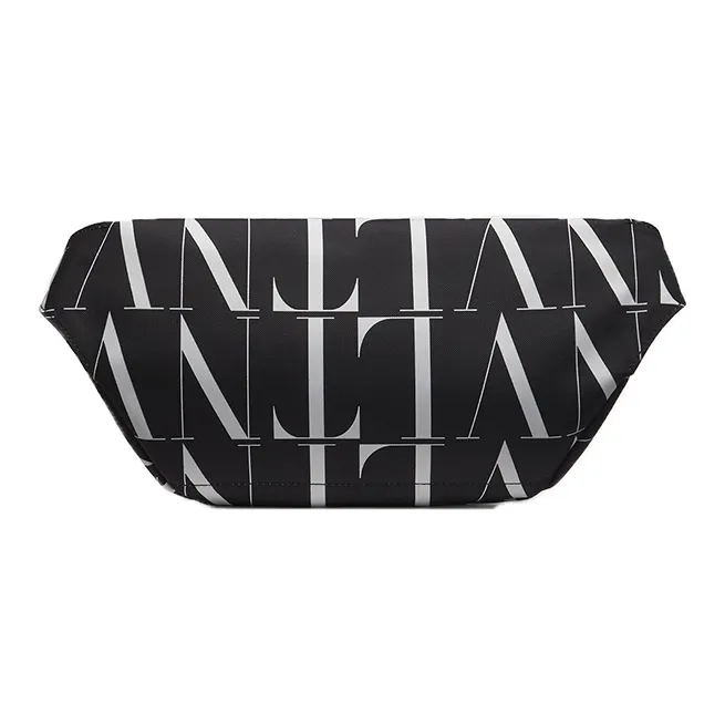 Valentino Nylon Sling Bag Crossbody Bag Fanny Pack Men's Black-2