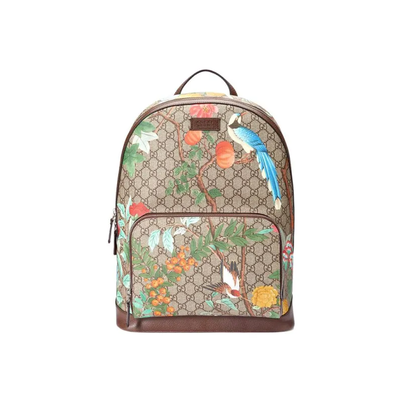 GUCCI TIAN PVC Polyvinyl Chloride Backpack Men's Multicolor/Ebony-0
