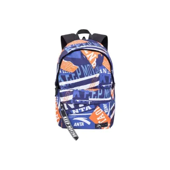 Anta Nylon Fabric Backpack Regular Unisex Legend Blue