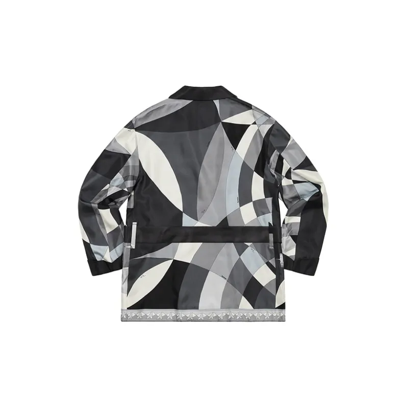 Supreme Emilio Pucci Silk Smoking Jacket-4