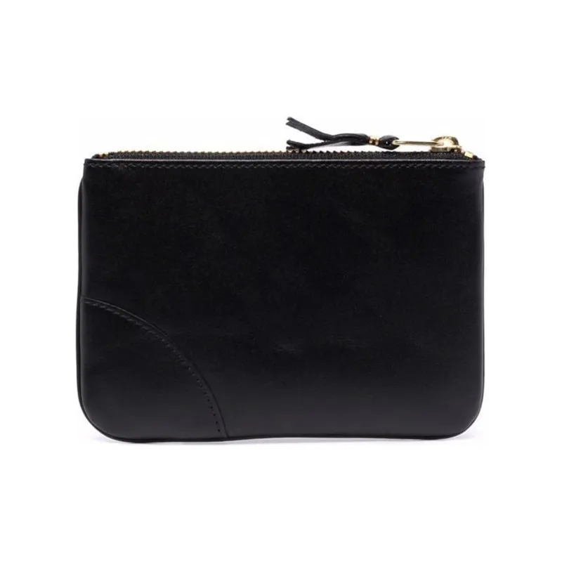 CDG Grain Leather Wallet Regular Women's Black-1