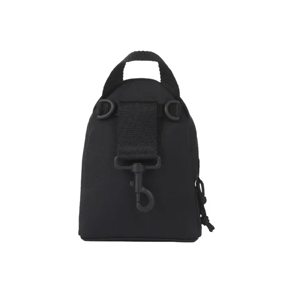 Balenciaga Oversized Series Nylon Coin Purse Mini Women's Black-2