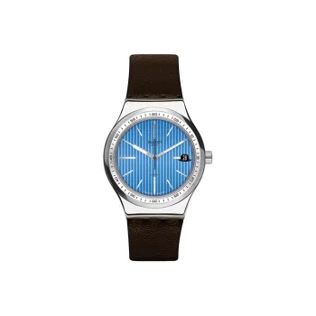 SWATCH Men 42mm Blue Watch YIZ405