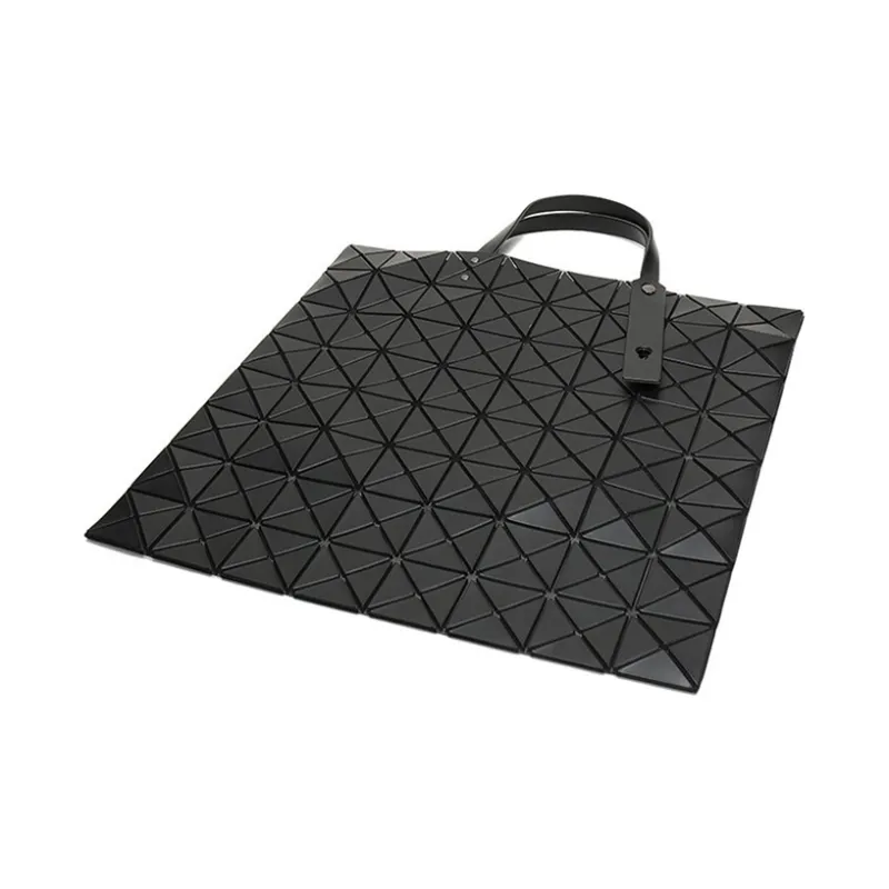 ISSEY MIYAKE PVC Portable Crossbody Bag Shoulder Bag Women's Light Gray/Charcoal Gray/Matte Black-8
