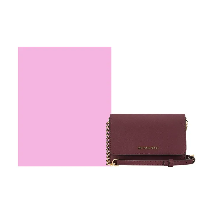 MICHAEL KORS MICHAEL KORS Handbag Collection Jet Set Cow Leather Envelope Shoulder Bag Medium Size Women's Burgundy-3