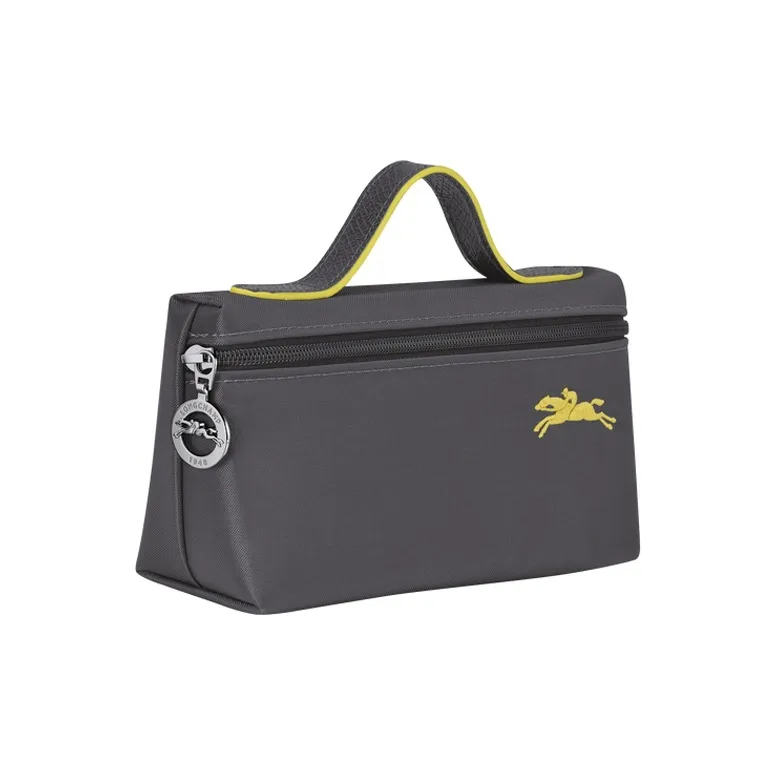 LONGCHAMP Le Pliage Polyester Makeup Bag Unisex Metal Gray-1