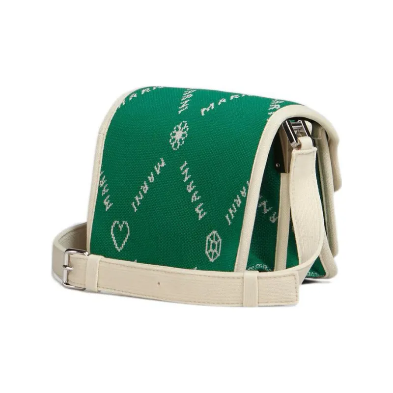 MARNI Trunk Nylon Trunk Bag, Shoulder Bag, Crossbody Bag Mini Women's Green-1