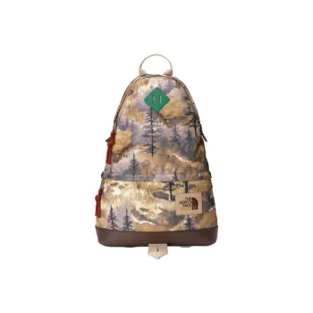 GUCCI Recycled Nylon Patchwork Backpack Unisex Brown/Green/Multicolor
