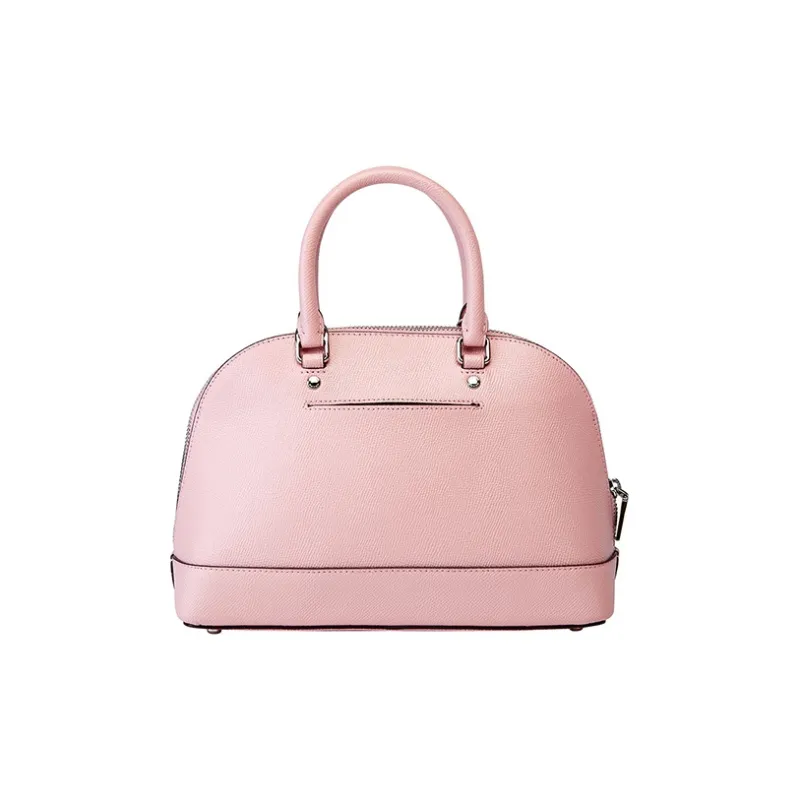 COACH Leather Handbag Small Size Women's Cherry Blossom Pink-2