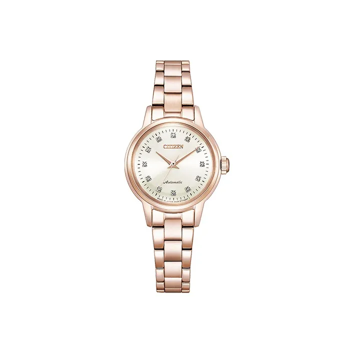 CITIZEN Mechanical Movement Stainless Steel Strap Watch Women's Watch Silver Dial-0