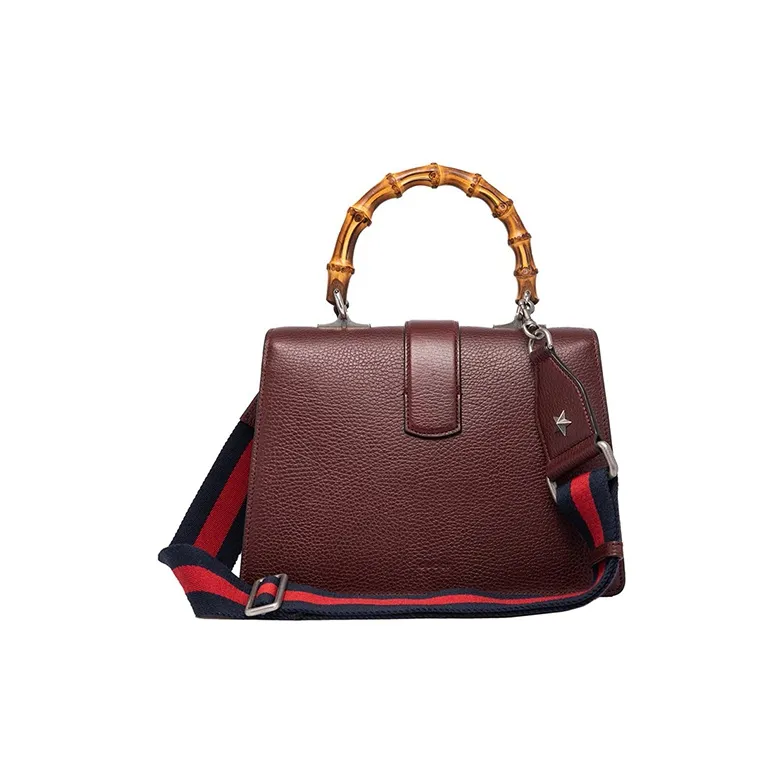 GUCCI Dionysus Leather Shoulder Bag Crossbody Bag Handbag Medium Size Women's Burgundy-5