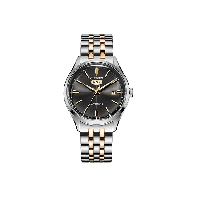CITIZEN Mechanical Movement Stainless Steel Strap Watch 40mm Men's Watches Black Dial NH8394-70HB-0