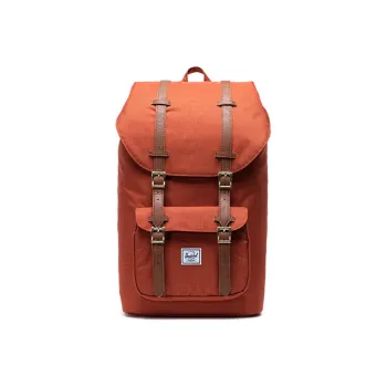 Herschel Polyester Laptop Backpack Large Size Unisex Little America Red