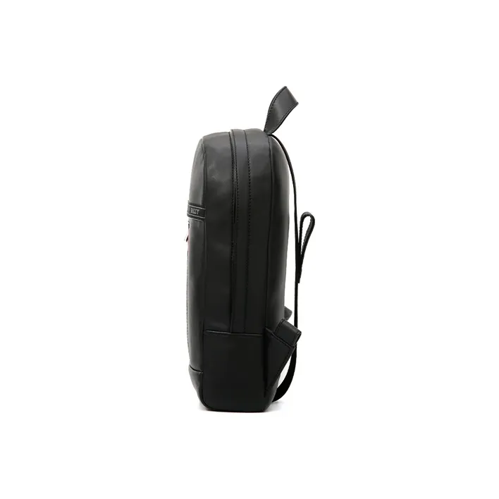 BALLY Cow Leather Sling Bag Handbag Shoulder Bag Crossbody Bag Men's Black-3